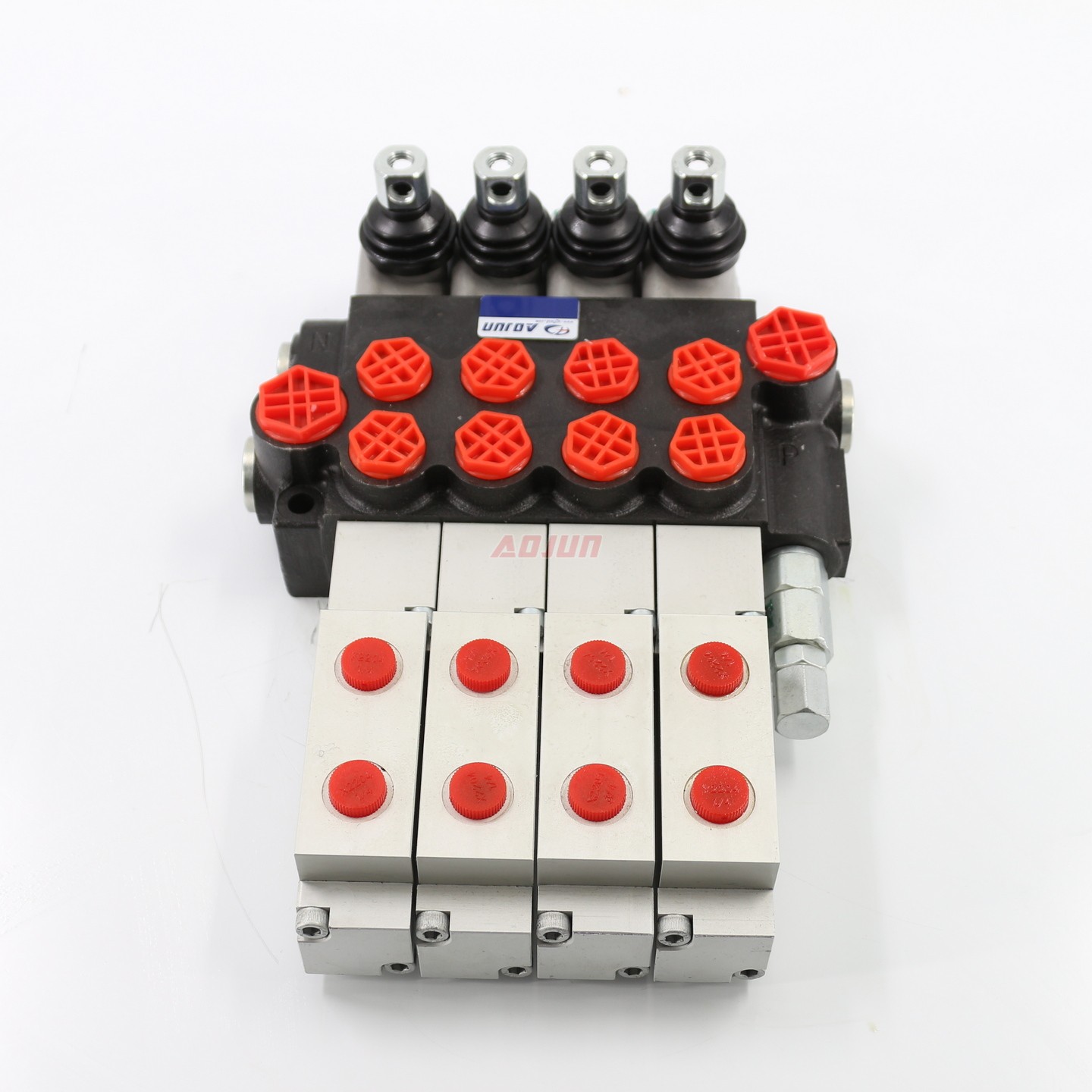 4 Spool Hydraulic and Manual Monoblock Directional Valve P40